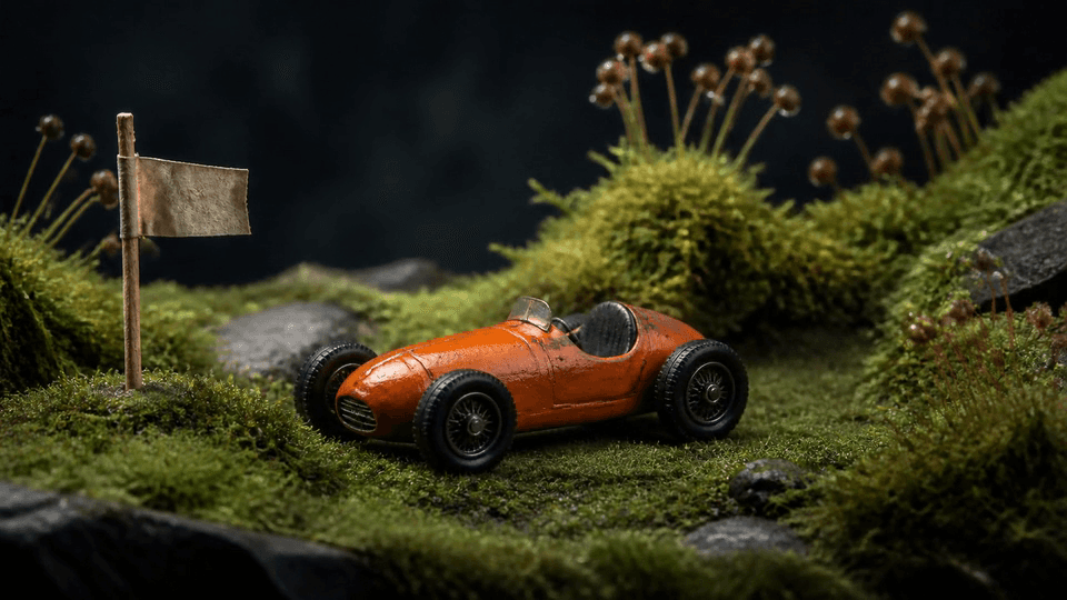 Extracted toy race car frame 2 at 00:00:01.000